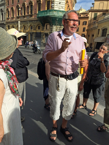 Carsten Poulsen fotller i Rom